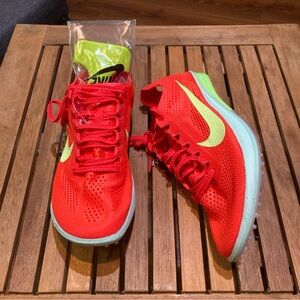 NEW  Nike ZoomX Dragonfly 2 Bright Crimson Lime Blast FD8413-600 Men’s SIZE 4